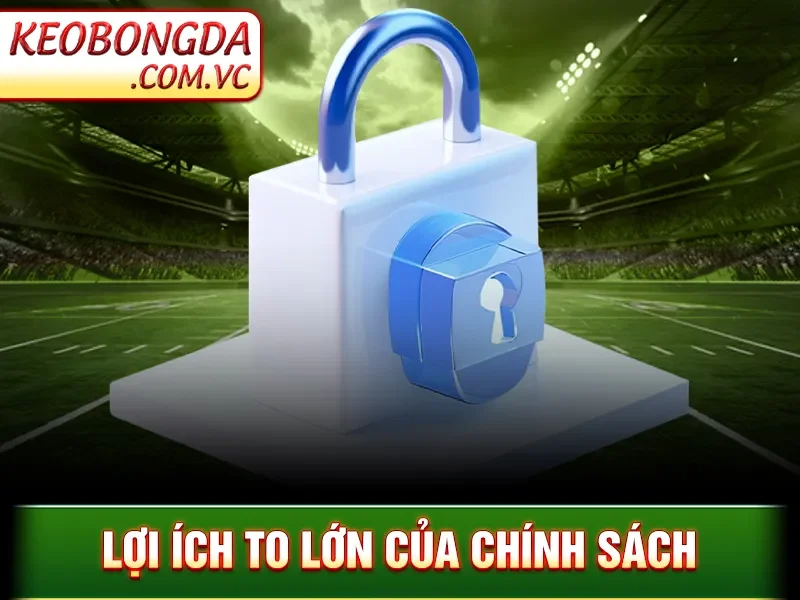 Chính Sách Bảo Mật Kèo Bóng Đá - Lợi ích to lớn của chính sách